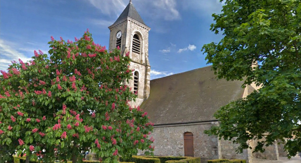 Vue de l'église de Bondoufle